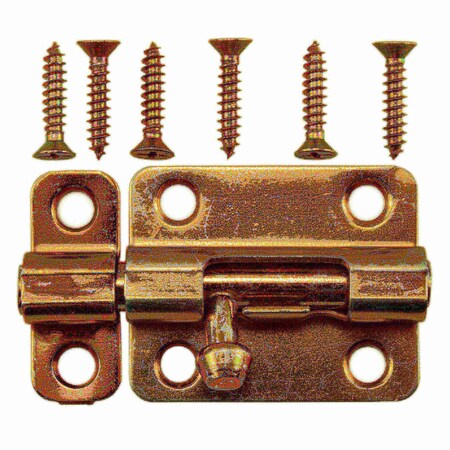 Midwest Fastener 2-1/2" Zinc Plated Steel Barrel Bolts 4PK 37301